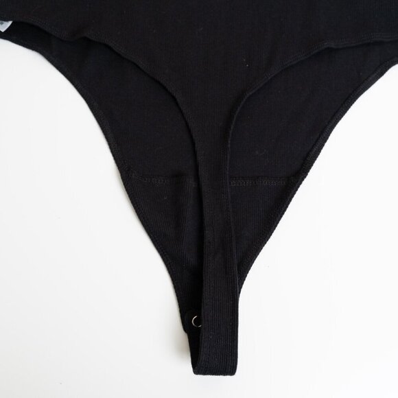 ✨ Good American Racerback Tank Bodysuit Thong Cut Size 6 / 3XL - Picture 11 of 14